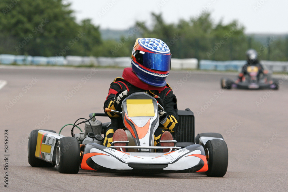 pilote de karting