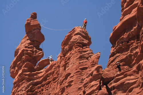 rock climbing