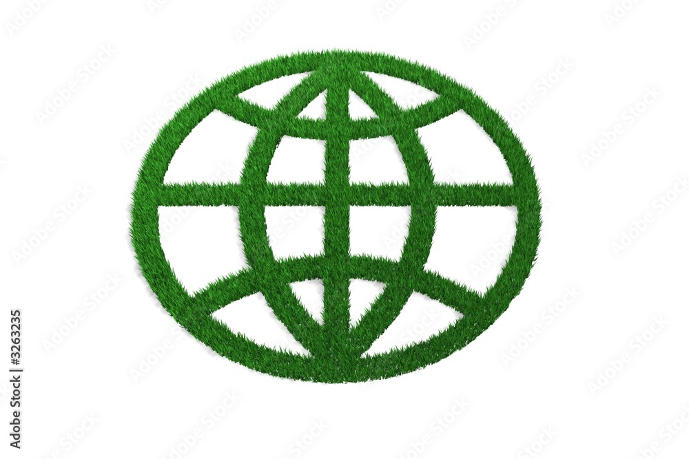 symbole planète pelouse