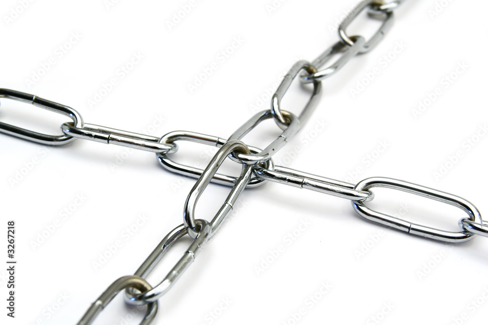 two intersecting chains two intersecting chains