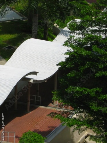 wavy roof walkway photo