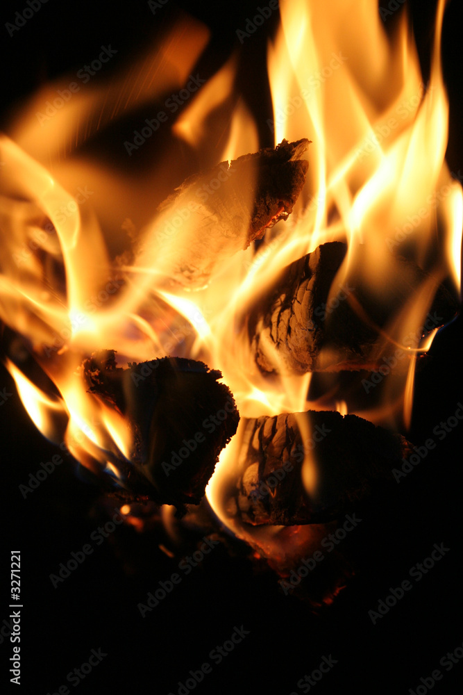 Fototapeta premium züngelnde flammen