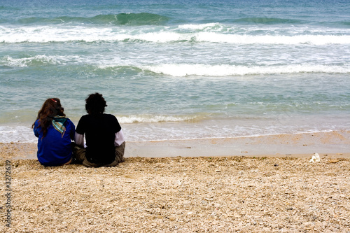 couple on the beach