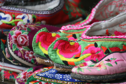 embroidered shoes