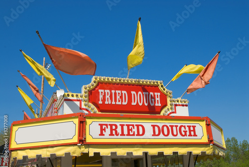 carnival fried dough sign