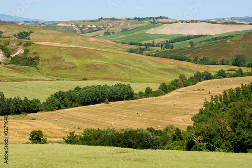 paesaggio da asciano  crete senesi