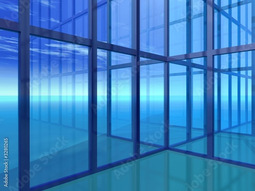 glass walls