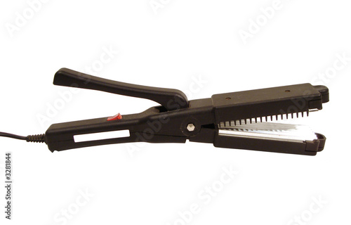 hair curler isolated on white background