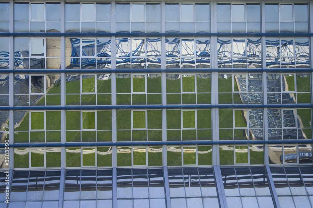 Obraz premium stadium reflected