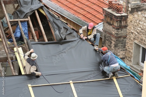 rénovation d'un toit