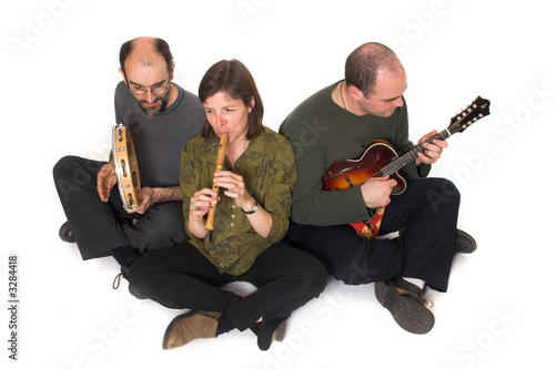band playing celtic music