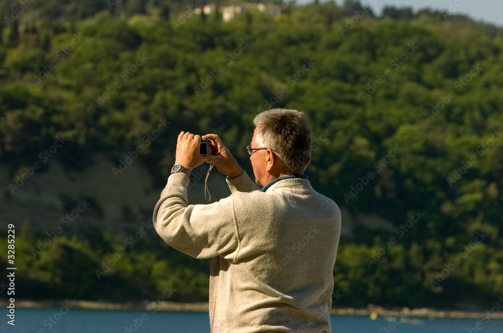 taking photos
