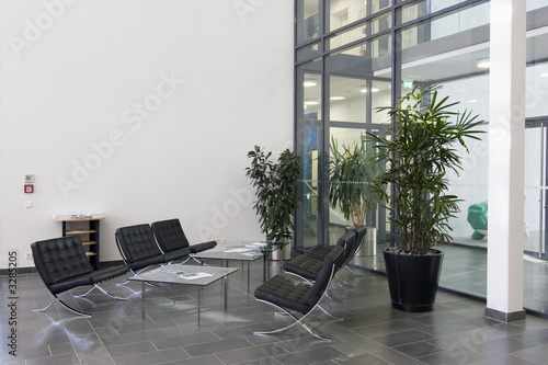 lobby of a modern office building photo