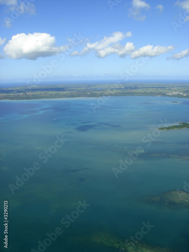 vue aerienne de la guadeloupe