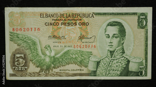 banconota colombia photo