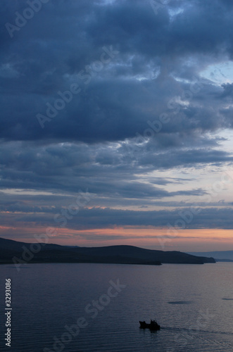 lake baikal at sunset © Vladimir Wrangel