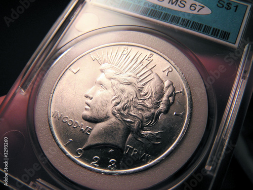 peace dollar coin collecting photo