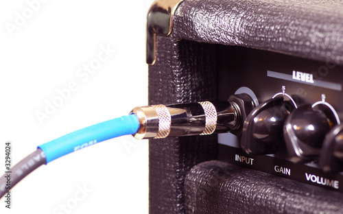 guitar cord and amp