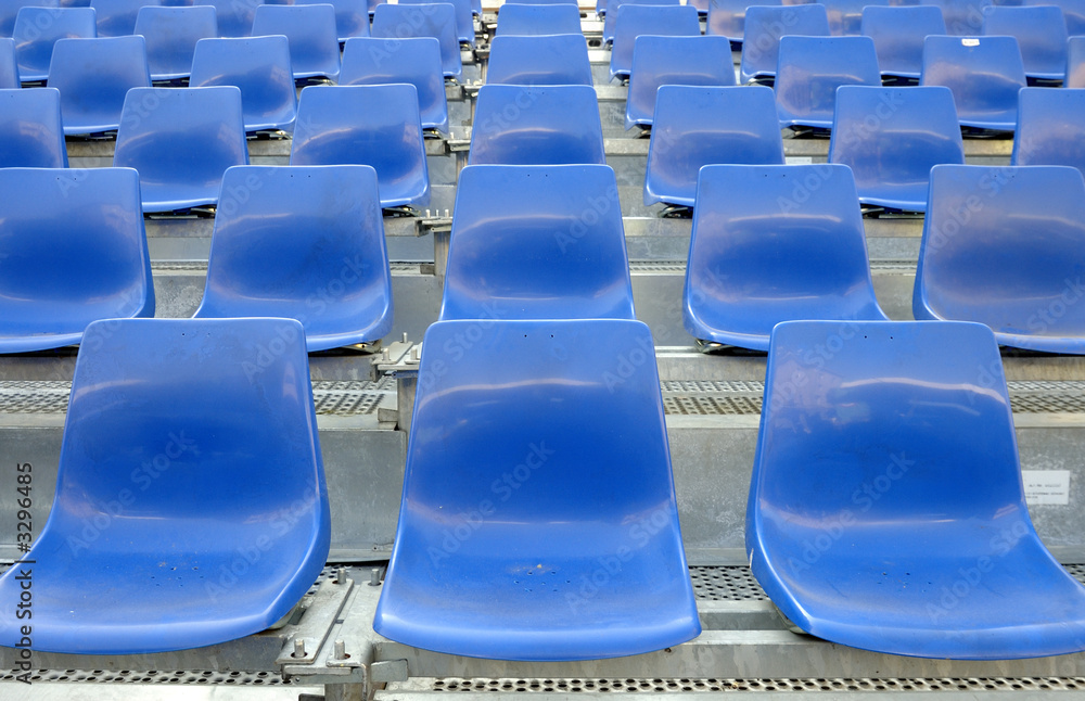 Fototapeta premium tribuna blu
