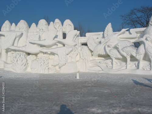 snow sculpture photo