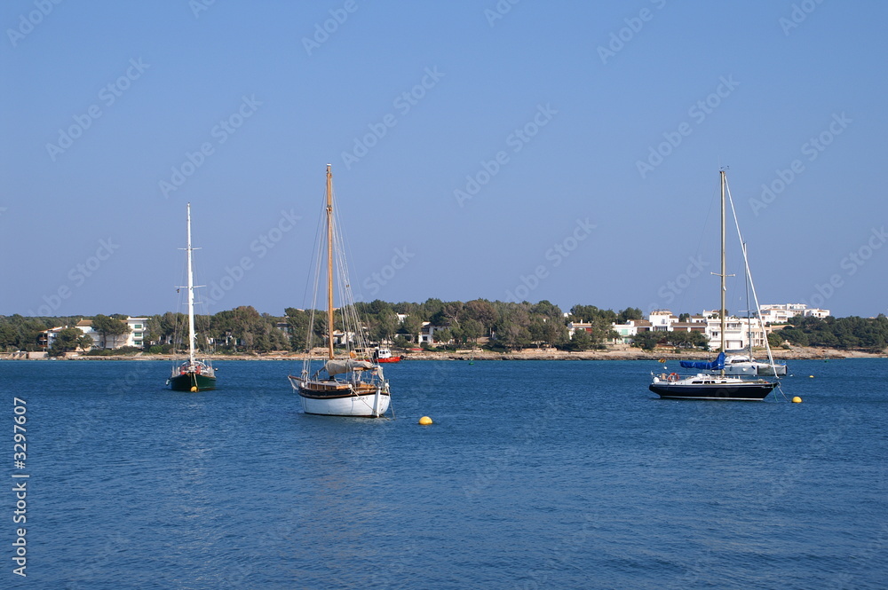 voilier à porto colom aux baléares