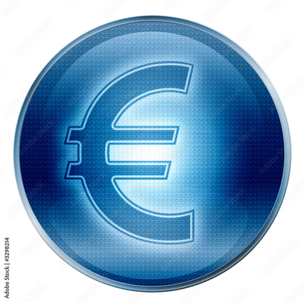 euro icon. (with clipping path) euro icon. (with clipping path)