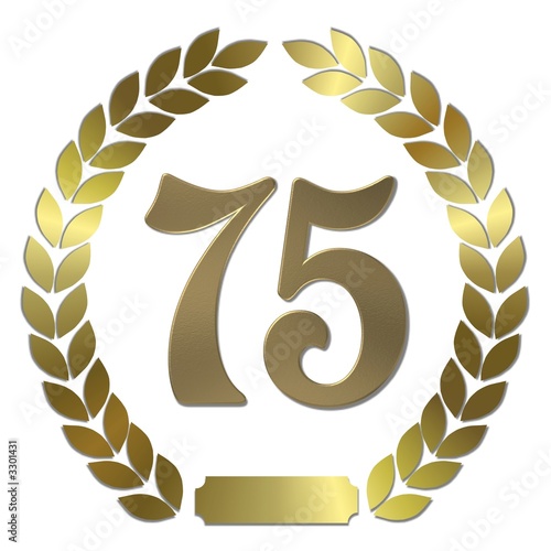 goldener lorbeerkranz 75 jahre