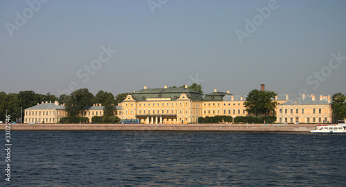 saint petersburg. menshikov palace on the neva emb