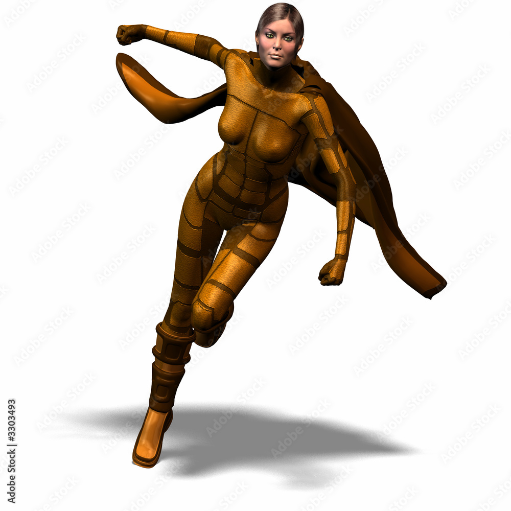 Fototapeta premium super heroine #5