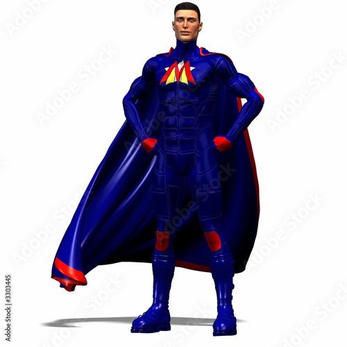 blue super hero #2