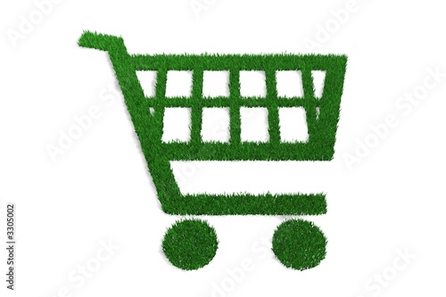 symbole caddie pelouse