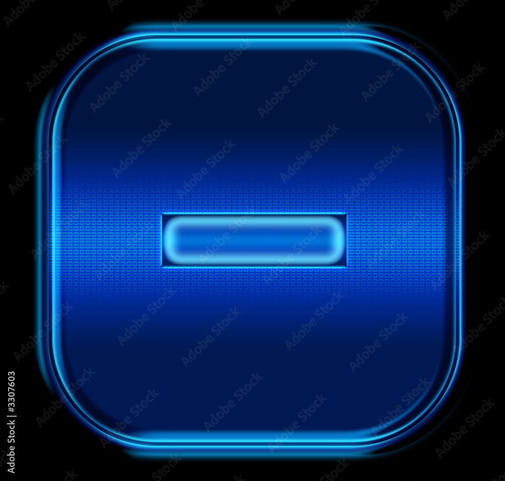the button hyphen blue icon the button hyphen blue icon