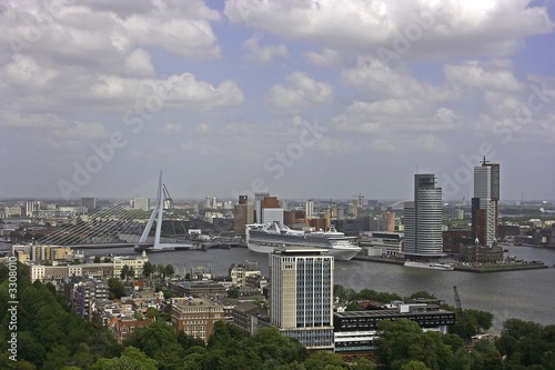 view over rotterdam the netherlands photo