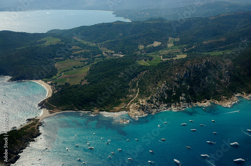 Canvas Print baie de pampelonne