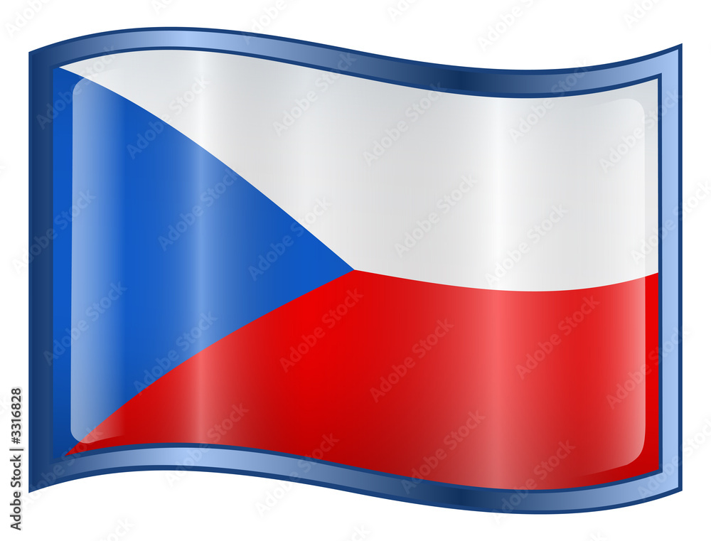 czech flag icon. (with clipping path) czech flag icon. (with clipping path)