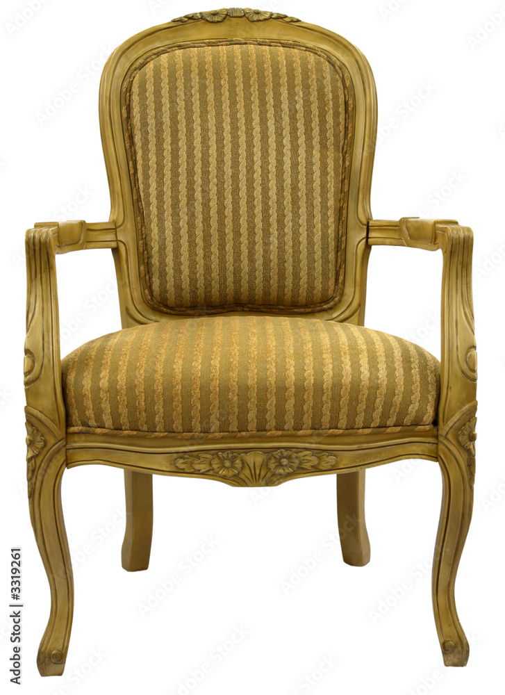 Naklejka premium traditional style accent chair