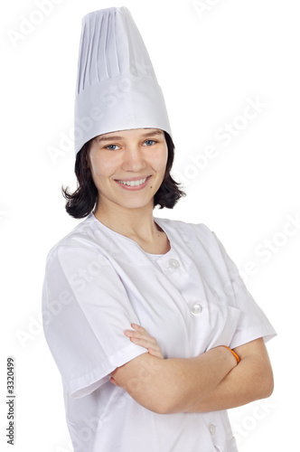 attractive cook woman