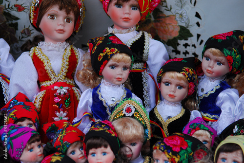 colorful dolls