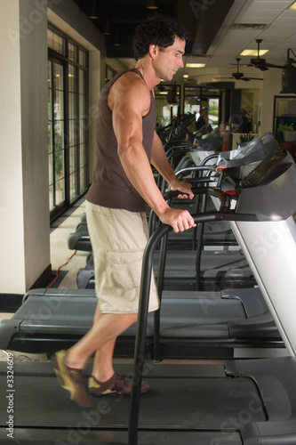 man exercising on treadmill 3