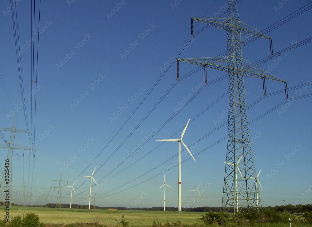 windräder und hochspannungsmasten 01 windräder und hochspannungsmasten 01