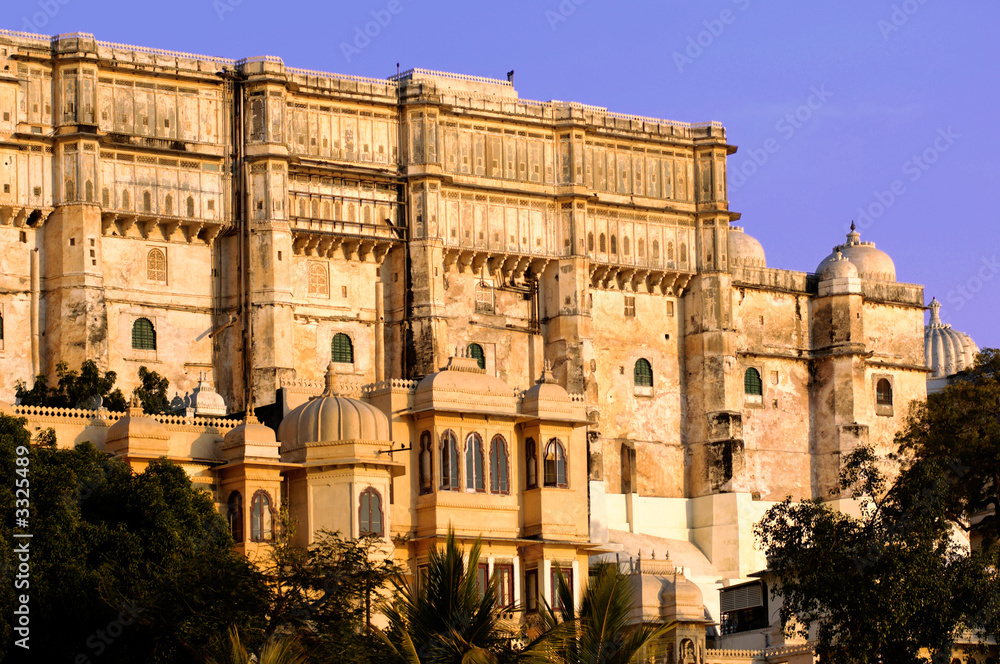 india, udaipur: city palace