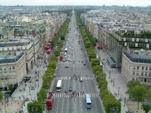 champs elysees photo