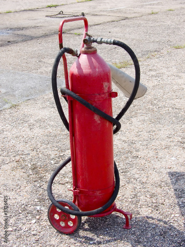 the fire extinguisher