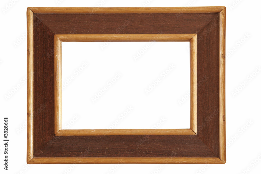 frame wood( isolated on white ) frame wood( isolated on white )
