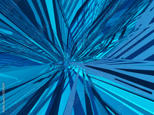 endless blue deconstruction