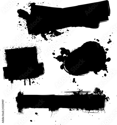 four ink splat