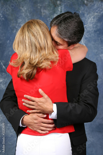 couple embrace