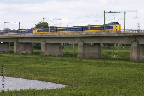 train on bridge