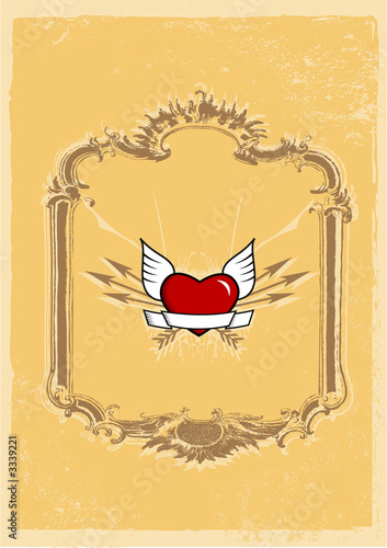 heart in frame.