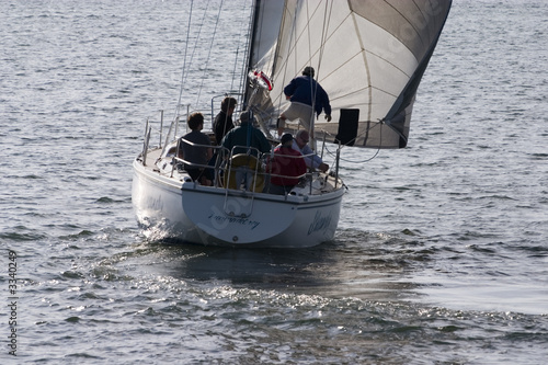 sailboat tacking out